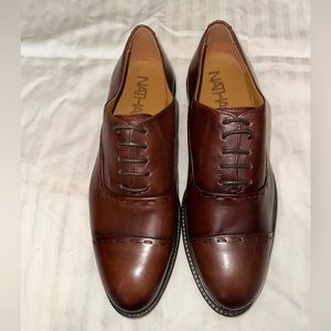 BRAND NEW Natha 1995 Men's Oxford Shoes Brown Made in Portugal Sz 9.5